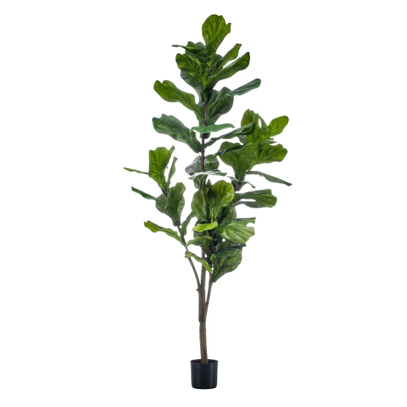Kunstpflanze Ficus Lyrata (Tabakspflanze/Geigenfeige) 90–180 cm