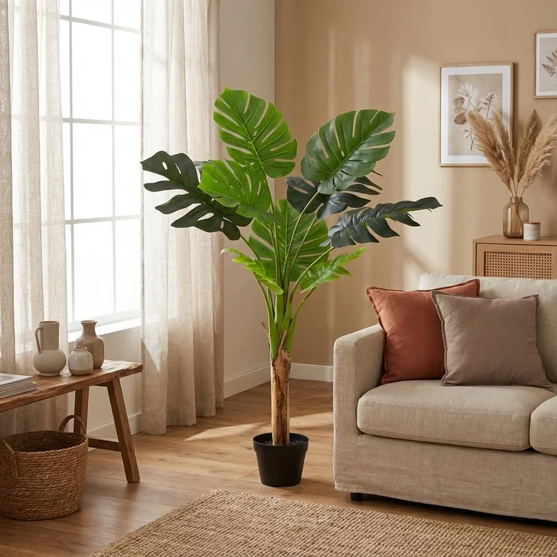 Kunstpflanze - Monstera Deliciosa - Löcherpflanze - 45cm-180cm