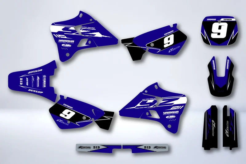 Kit Déco YAMAHA YZ 125-250 1996-2001 - JORTOR