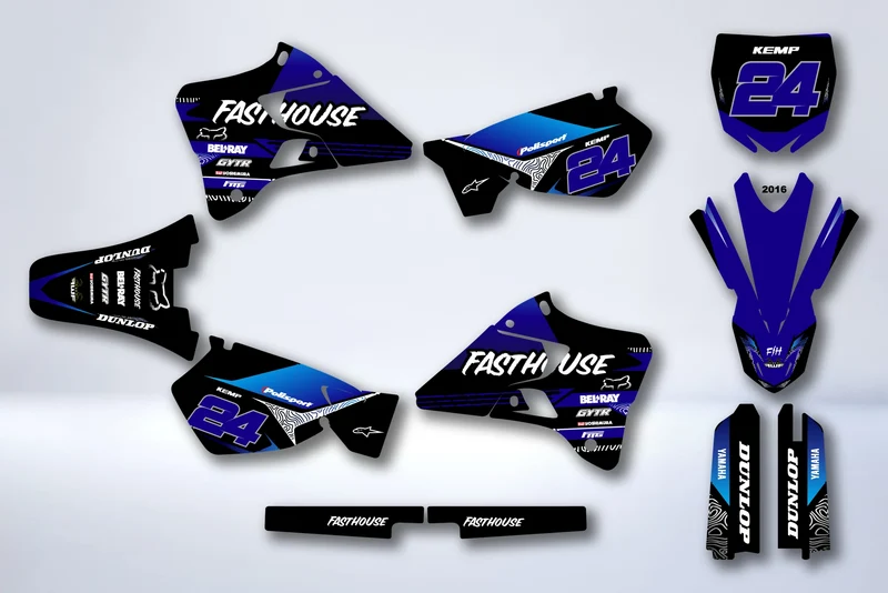 Kit Déco YAMAHA YZ 125-250 1996-2001 - AXODRIX