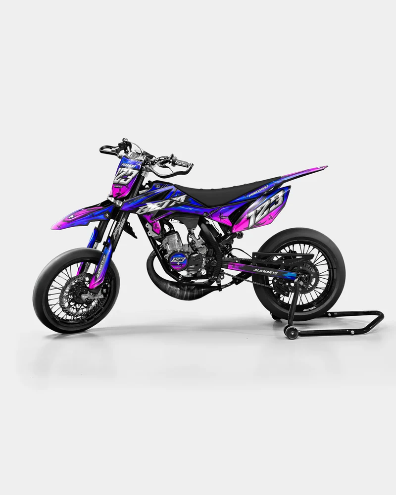 PAVO - Kit deco BETA 50cc - Bleu Rose