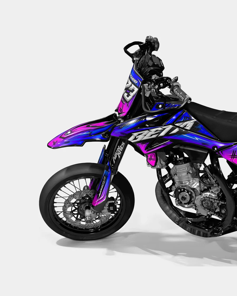 PAVO - Kit deco BETA 50cc - Bleu Rose