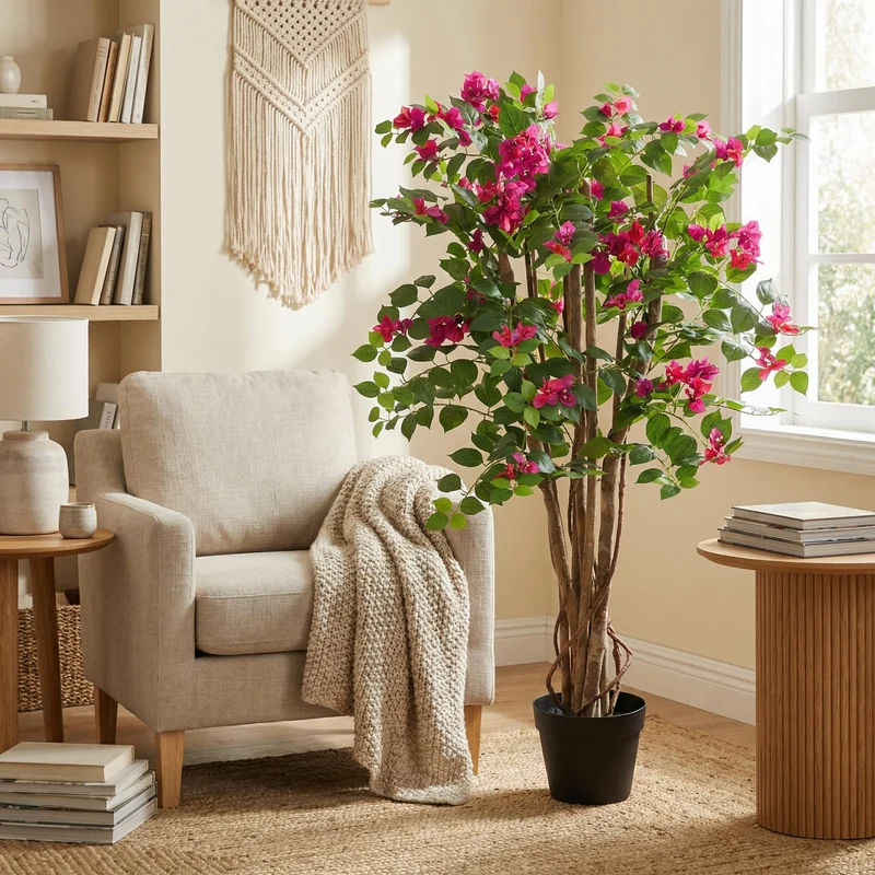 Kunstpflanze Bougainville - 120cm