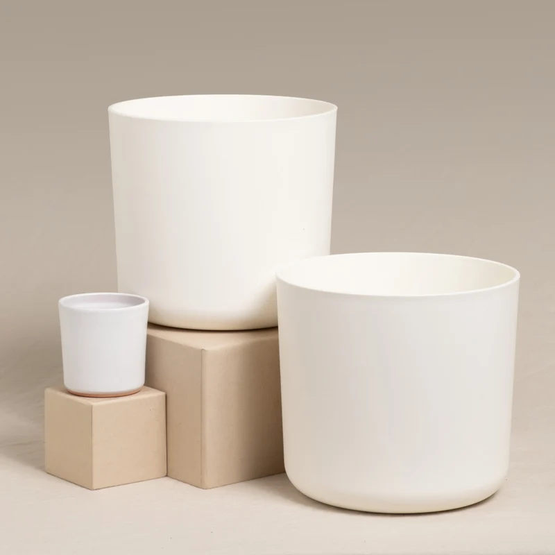 Kunststoff Topfset 'Lumi' (2× 18, 7)
