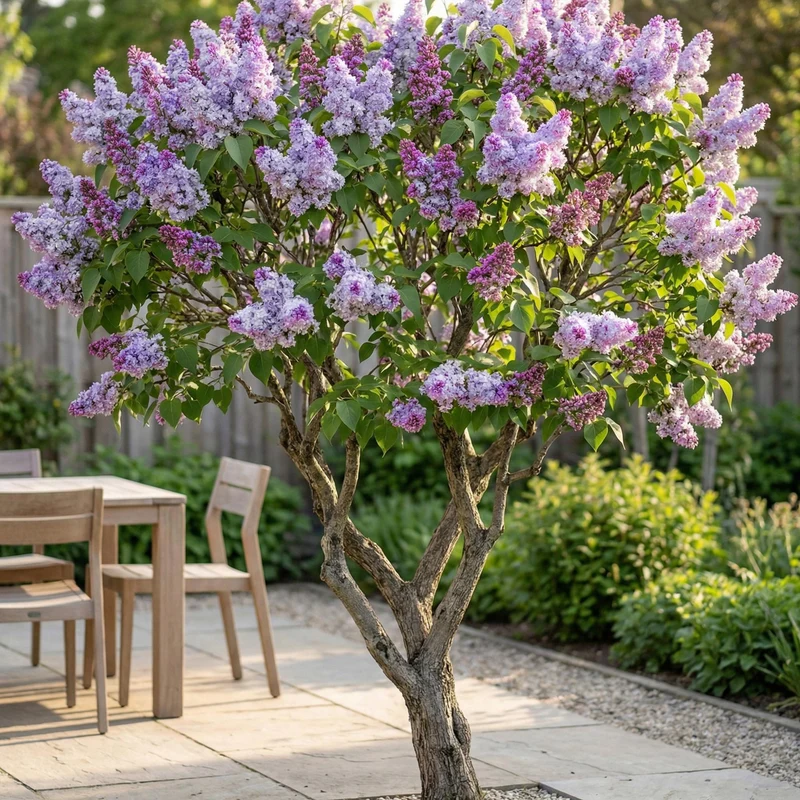 Syringa vulgaris Michel Buchner - Hardy - Pink - 1 Plant - Pot 17cm - Height 45cm