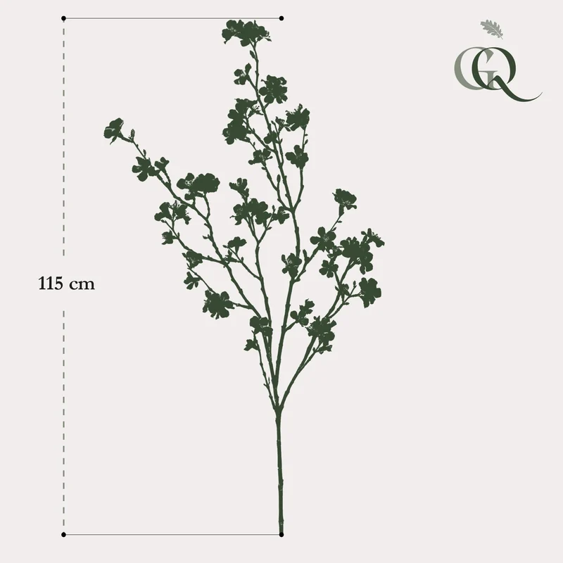 Künstliche Blumen Solo Pink Japanische Kirschblüte x 4 95 cm