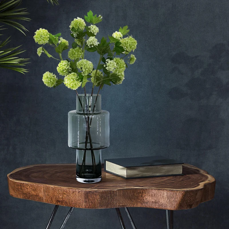 Künstliche Blumen Solo Cream Viburnum Opulus Zweige x 4 75cm