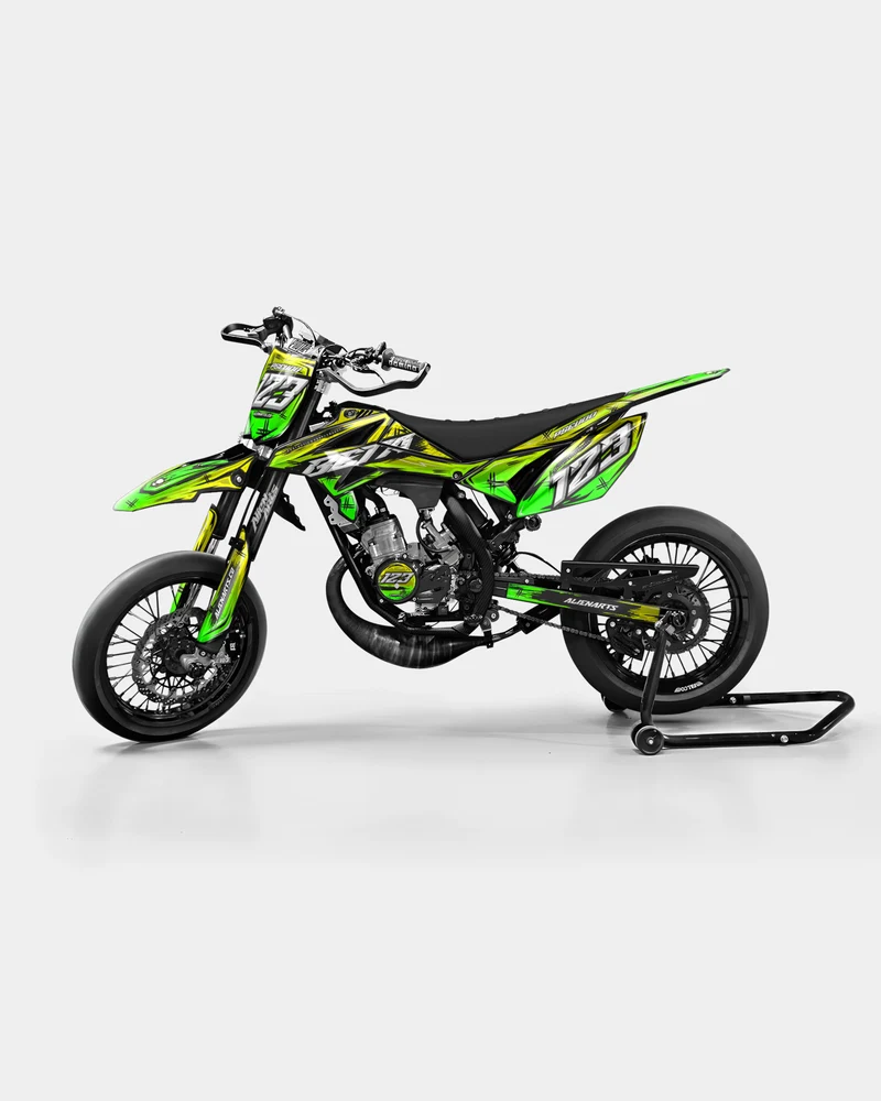 PAVO - Kit deco BETA 50cc - Jaune Vert