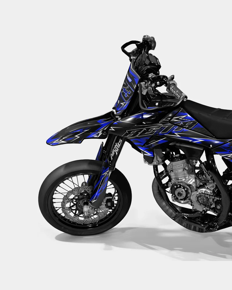 PIQUE - Kit deco BETA 50cc - Bleu Foncé