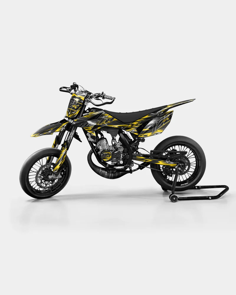 PIQUE - Kit deco BETA 50cc - Jaune Foncé