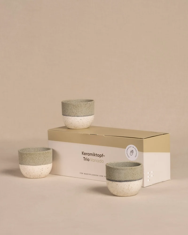 Keramik Baby-Topfset 'Variado' (9 Stk.)