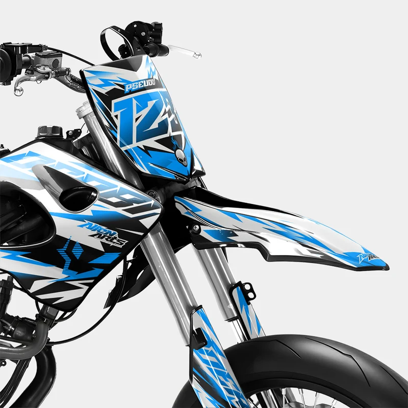 VESTA - Kit deco DERBI 50cc - Bleu