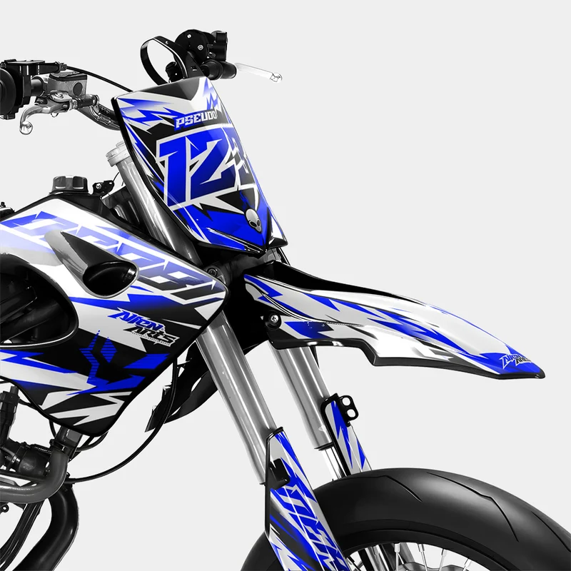 VESTA - Kit deco DERBI 50cc - Bleu Foncé