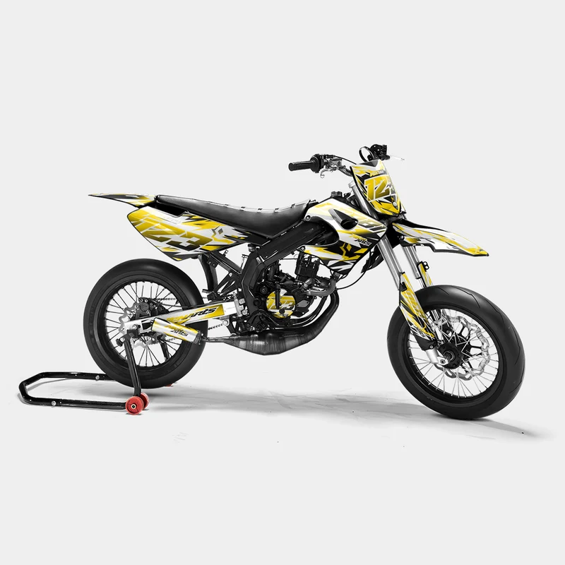 VESTA - Kit deco DERBI 50cc - Jaune Foncé