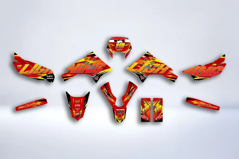 Kit Déco DERBI X-TREME / RACING 2011-2017 - LIGHTNING