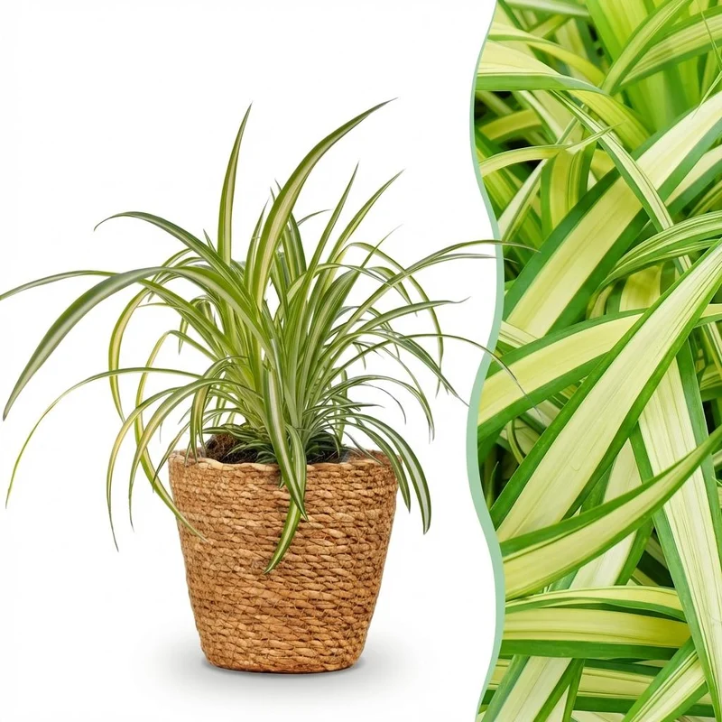 Grünlilie Variegatum kaufen | Chlorophytum – Topf Ø 12 cm