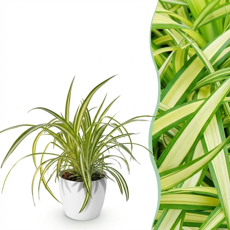 Grünlilie Variegatum kaufen | Chlorophytum – Topf Ø 12 cm