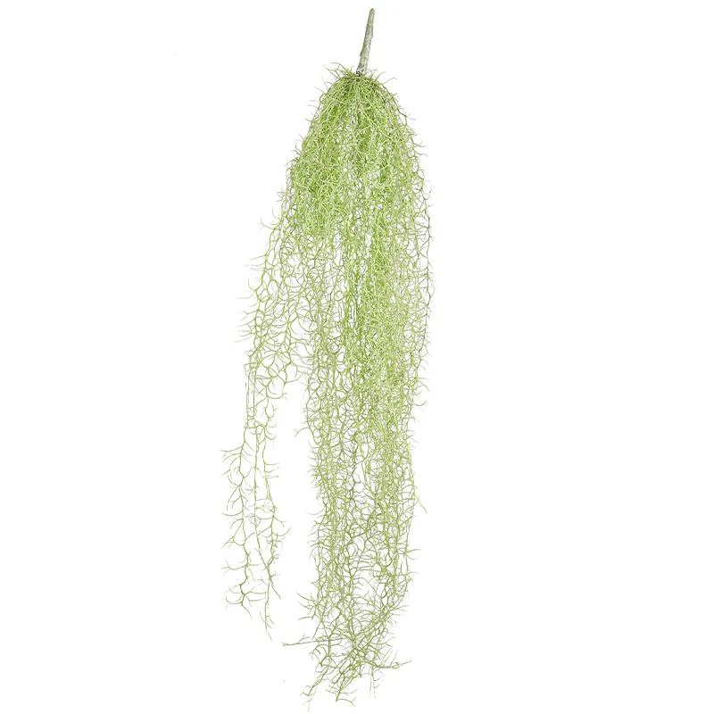 Künstliche Rankpflanze Old Man's Beard (Liebesperlen), 90 cm lang, 2 Stiele, aus Kunststoff, realistisch für Hochzeit, Schaufenster, Innenraum-Dekoration