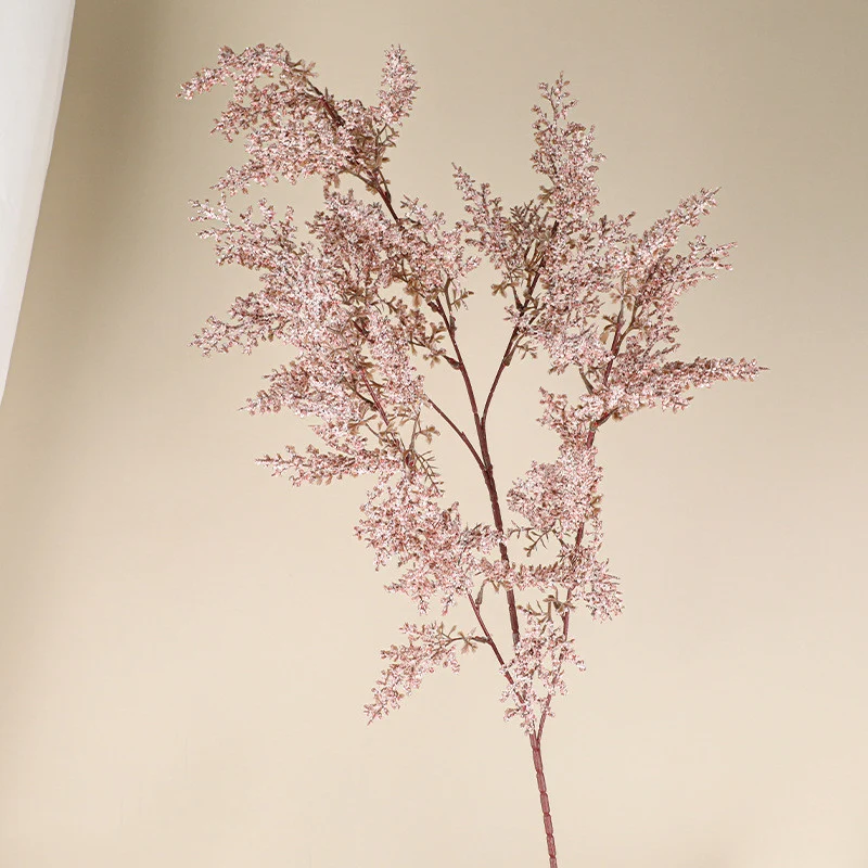 Künstliche Raureifblüten aus Schaumstoff, 108 cm, realistisch, für Hochzeit, Hotel, Festdekoration, ganzjährig