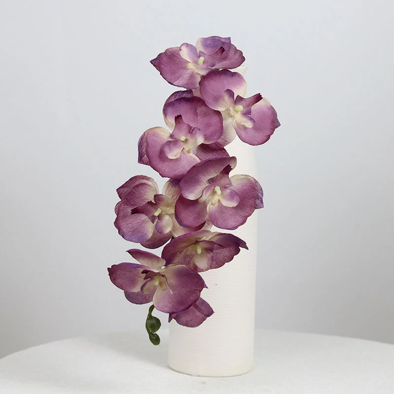 Künstliche Phalaenopsis-Orchidee, 68 cm, 8 Blüten, Seide, realistisch für Hochzeit, Hotel, Wohnkultur, ganzjährige Dekoration