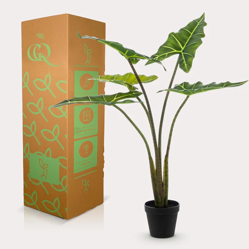 Kunstpflanze - Alocasia Frydek - 80cm & 120cm