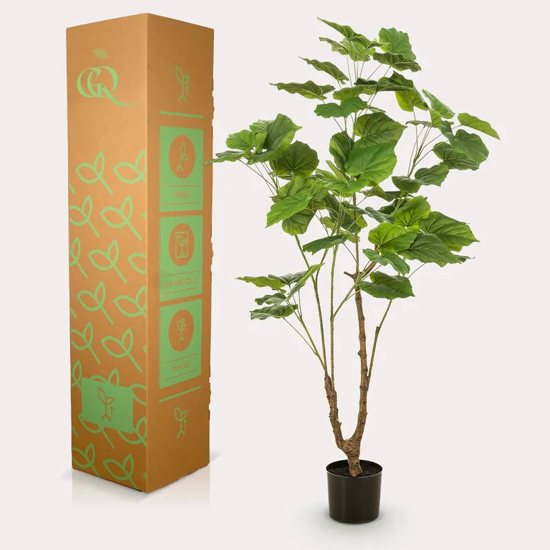 Künstliche Pflanze Ficus umbellata (afrikanische Feige), 125cm & 180cm