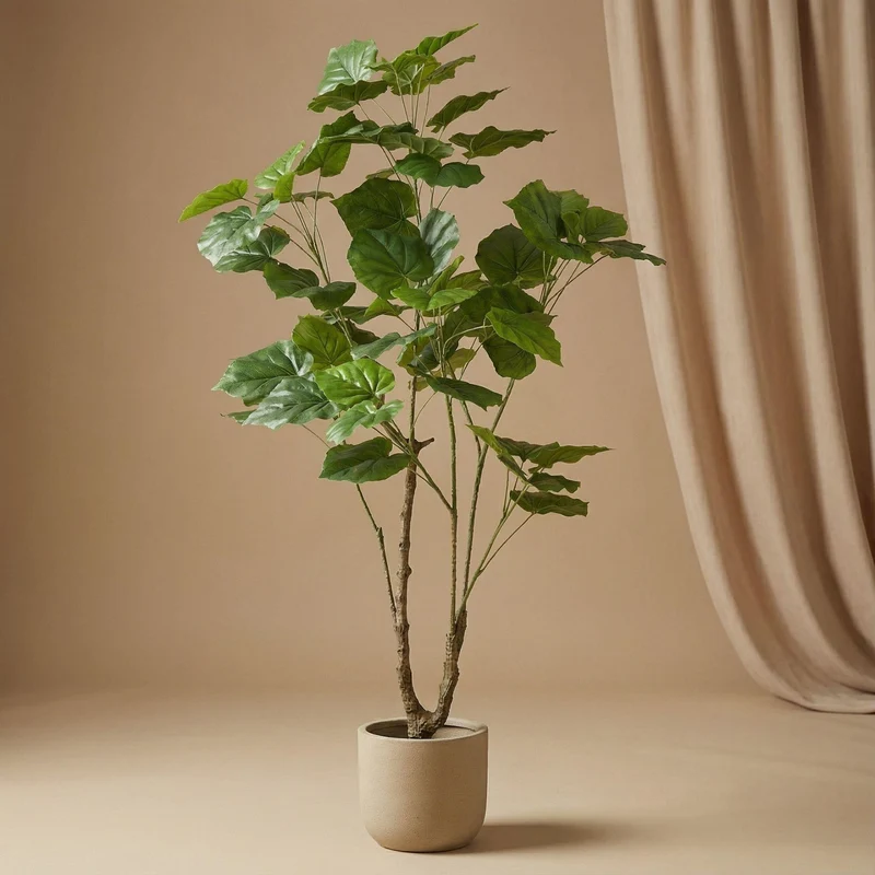 Ficus-Schirmbaum, 125 cm, Kunstpflanze