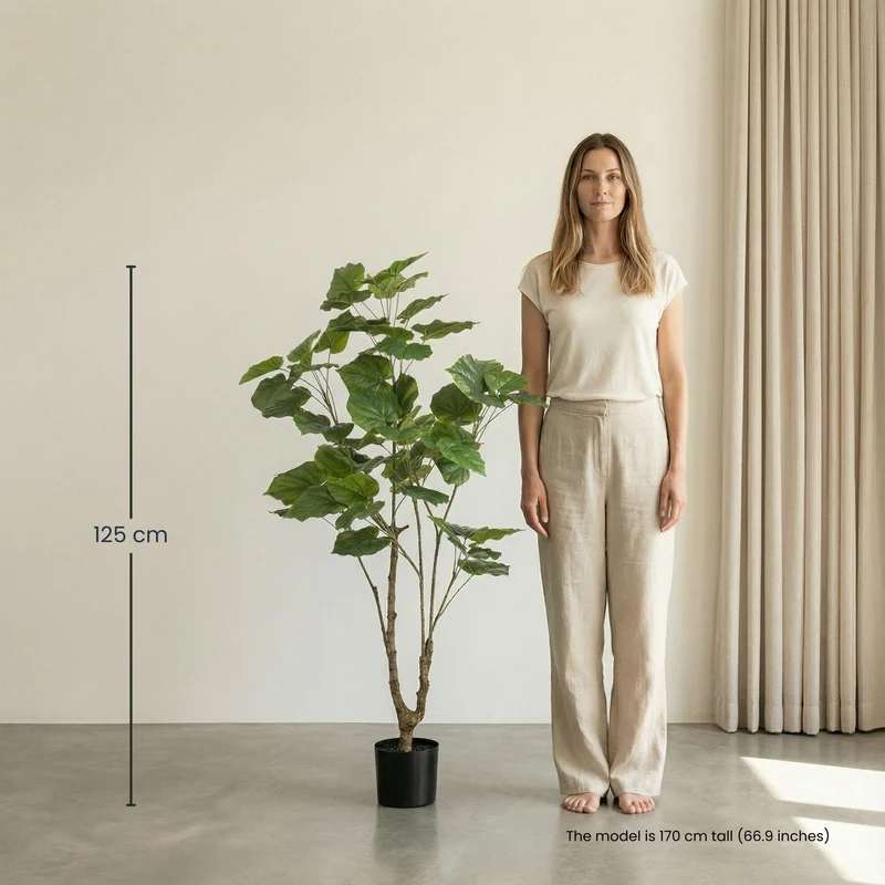 Ficus-Schirmbaum, 125 cm, Kunstpflanze