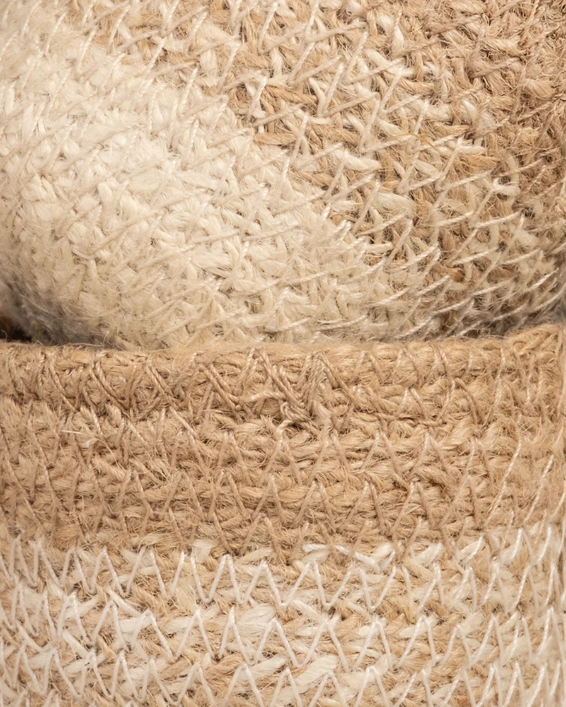 Jute Babypflanzen-Korb 'Lapis' (3 Stk.)