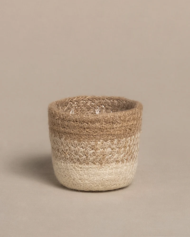 Jute Babypflanzen-Korb 'Lapis'