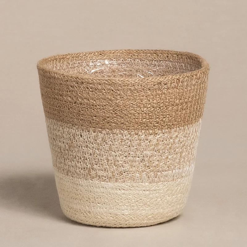 Pflanzenkorb aus Jute (Lapis | 14 cm ⌀)