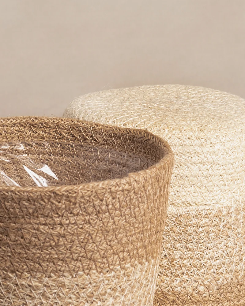 Pflanzenkorb aus Jute (Lapis | 18 cm ⌀)