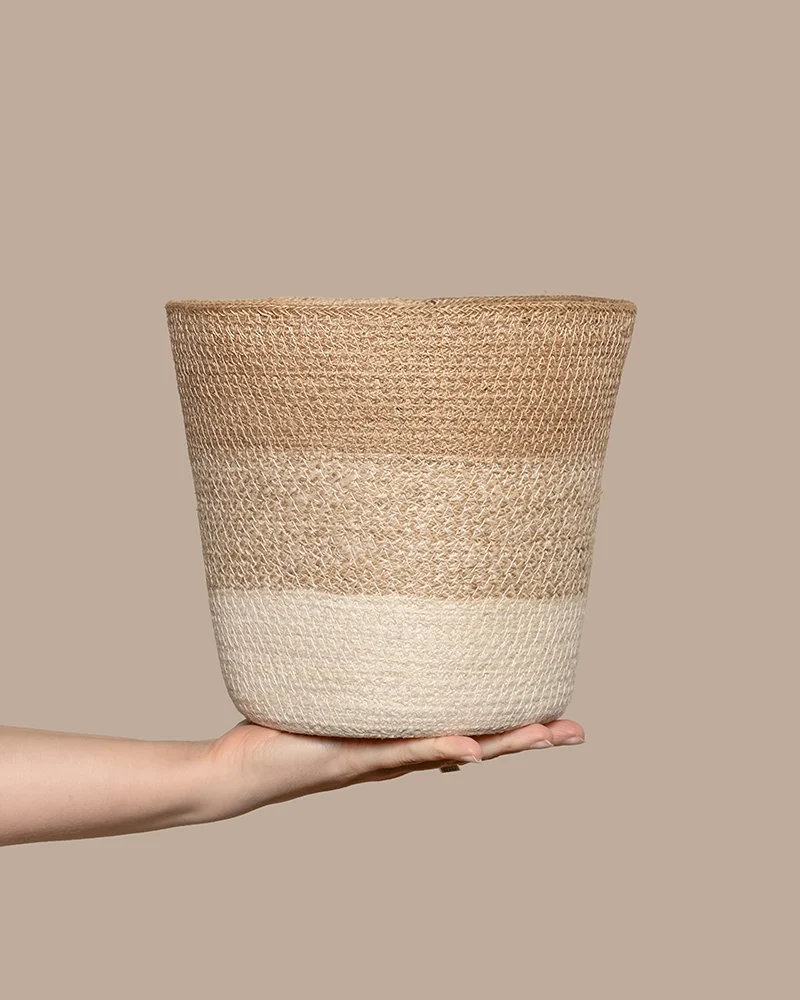 Pflanzenkorb aus Jute (Lapis | 22 cm ⌀)