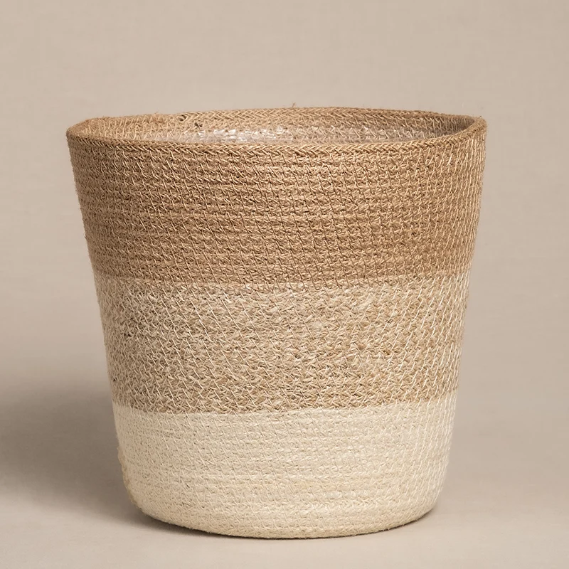 Pflanzenkorb aus Jute (Lapis | 22 cm ⌀)