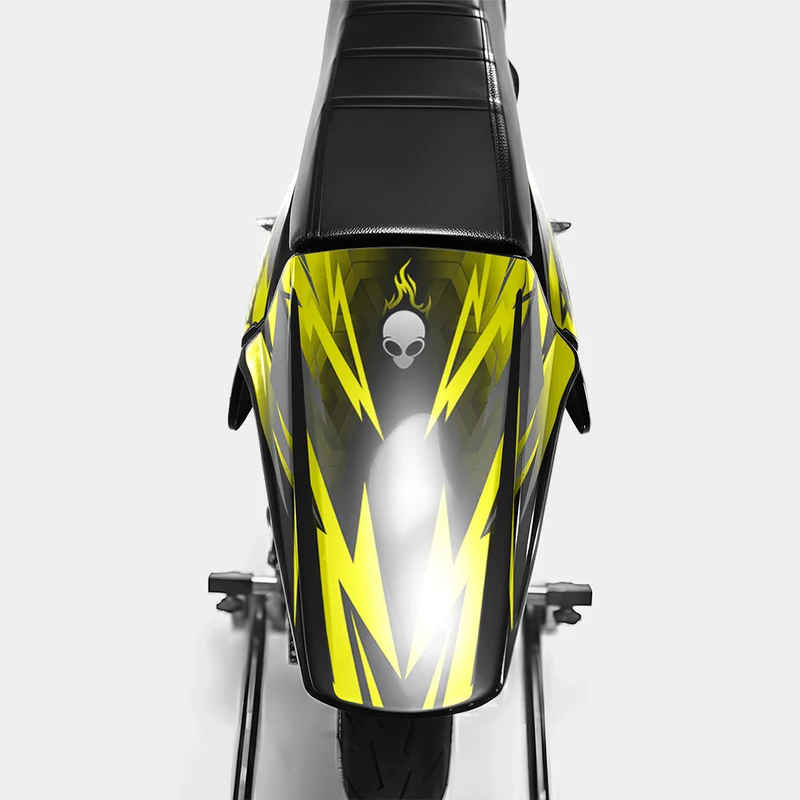 ZÉPHYR - Kit deco DERBI 50cc - Jaune