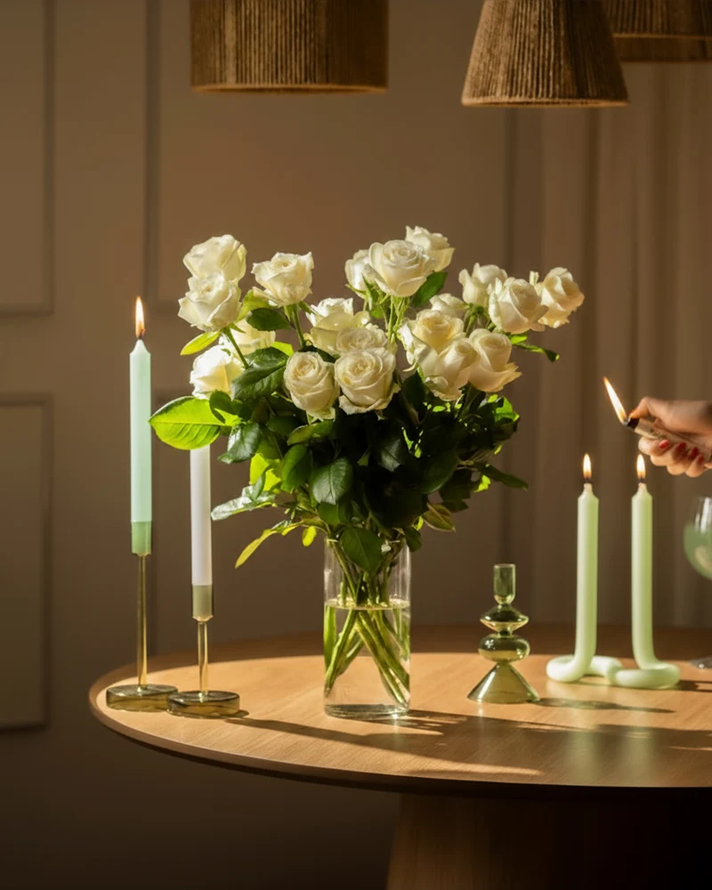 Weiße Rosen