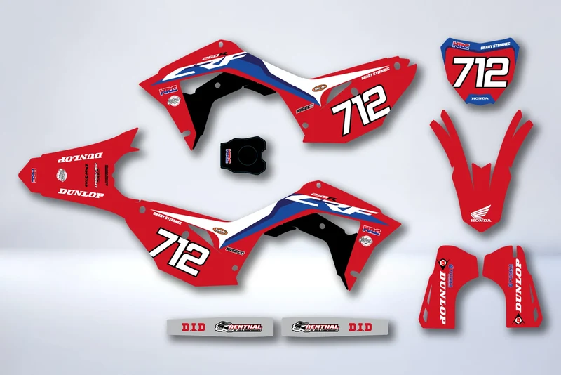 Kit Déco HONDA CRF 450 2017-2020 CRF 250 2018-2021 - RIXFEN
