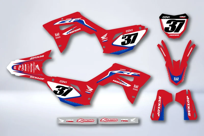 Kit Déco HONDA CRF 450 2017-2020 CRF 250 2018-2021 - SYLNOX