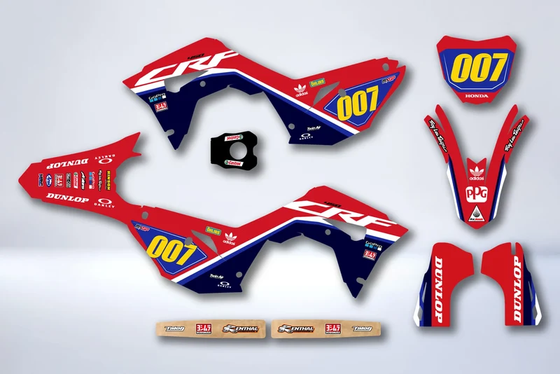 Kit Déco HONDA CRF 450 2017-2020 CRF 250 2018-2021 - BRUKANE
