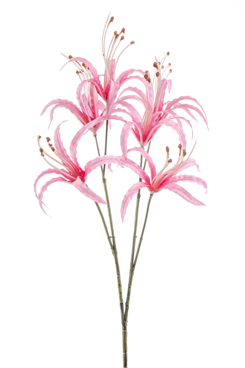Nerine künstlich 55 cm - 1 Stiel - Rosa