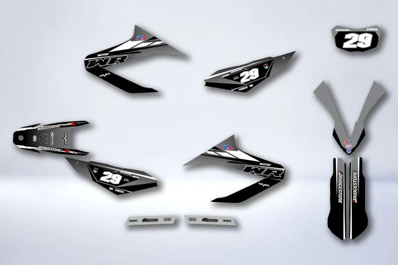 Kit Déco YAMAHA WRF 250-450 2015-2018 - KENZIX