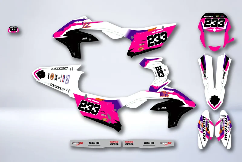 Kit Déco YAMAHA WR 250F 2025 & WR450F 2024-2025 - TUNDAX