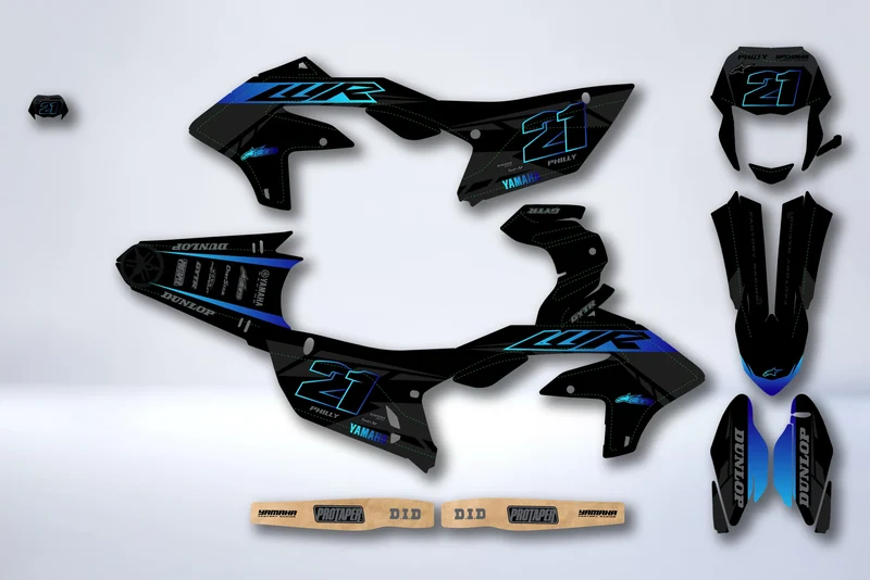 Kit Déco YAMAHA WR 250F 2025 & WR450F 2024-2025 - DUSKANE