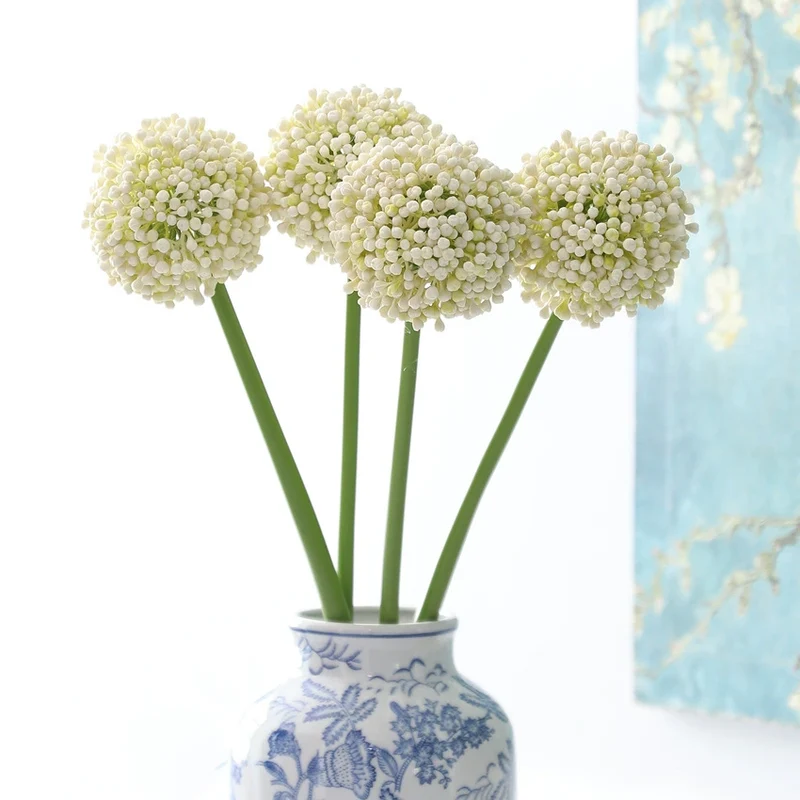 Künstliche Schneeballblume, 53 cm, Real-Touch, für Hochzeit, Home-Dekor, Geschäftseinrichtung, ohne Topf