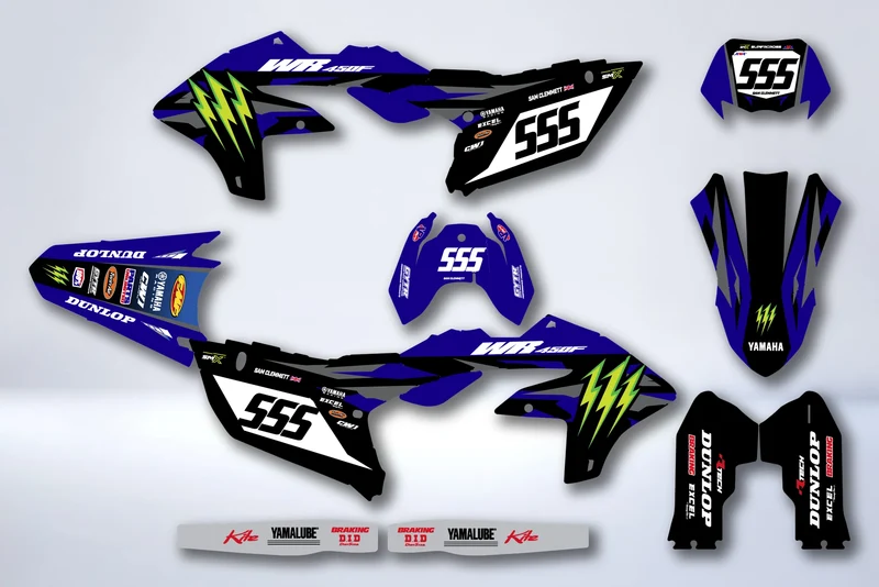 Kit Déco YAMAHA WR 250F 2025 & WR450F 2024-2025 - GLALEX