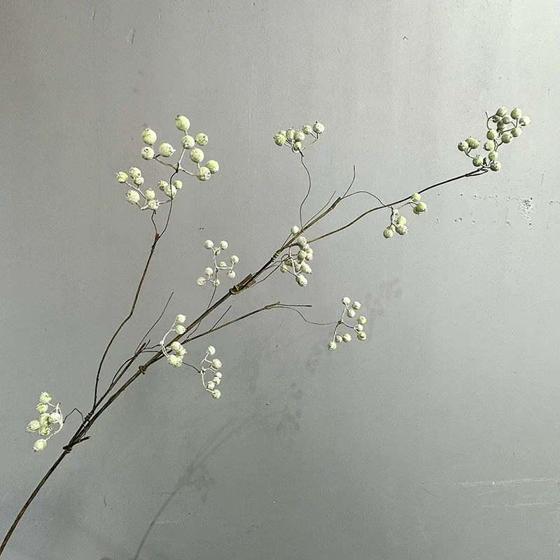 Künstliche Winterbeeren-Zweigdekoration, 110 cm, Real-Touch, für Hochzeiten, Floristik, Wohnaccessoires, Hotel-Dekoration