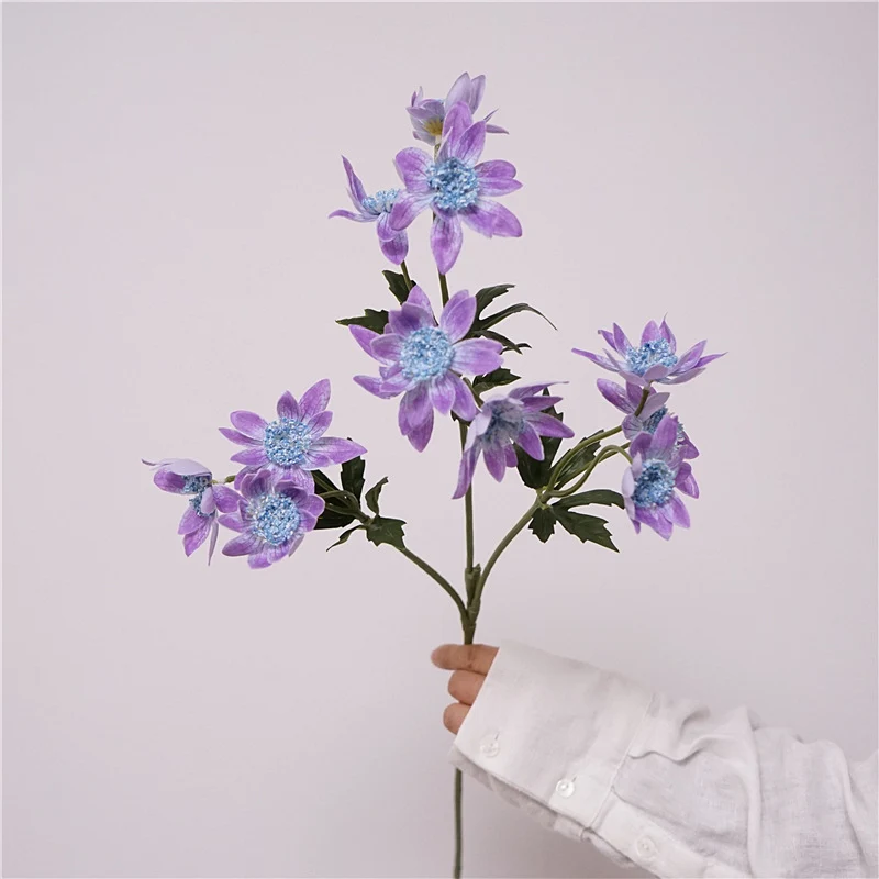 Real-Touch Löwenzahn Kunstblume, 65 cm, 12 Blüten, für Vasen, Hochzeitsdekoration, Inneneinrichtung