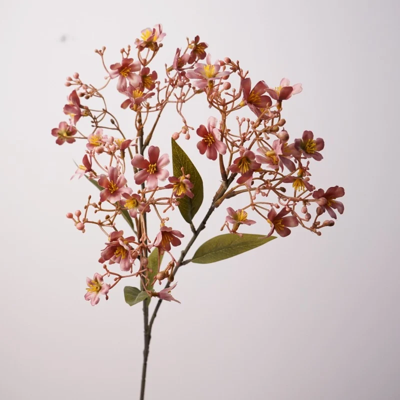Künstliche Winterheide Einzelstiel, 60 cm, Naturgetreue Kunstblume für Vasen, Hochzeitsdekoration, Wohnaccessoires, Eventgestaltung