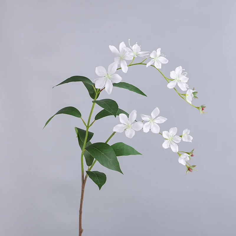 Künstliche Hängekirsche, 100 cm, Kunststoff, realistisch, für Hochzeiten, Wohnkultur, Vasendekoration