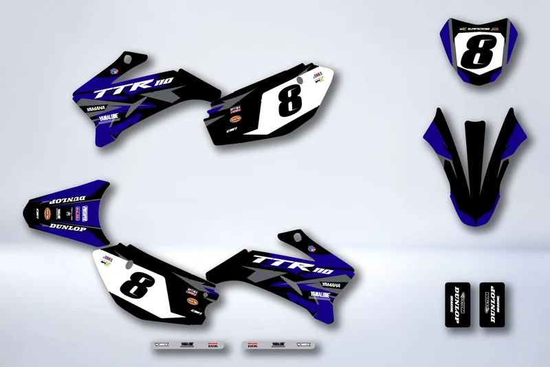 Kit Déco YAMAHA TTR 110 - WARNYX